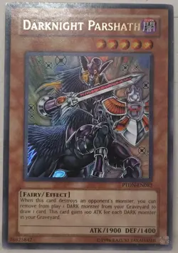 Yu-gi-oh Darknight Parshath PTDN-EN082 Ultimate 1st Edition LP Good Condition - Image 1