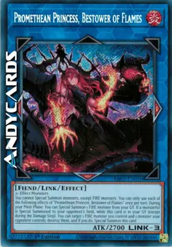 PROMETHEAN PRINCESS, BESTOWER OF FLAMES • Segreta • RA03 EN050 • 1Ed • Yugioh! - Image 1