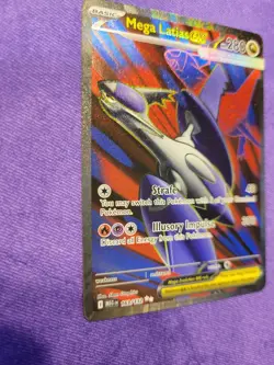 Pokemon Mega Evolution Latias TCG Full Art Ultra Rare Holo Card - Image 2