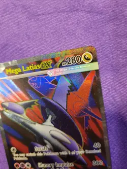 Pokemon Mega Evolution Latias TCG Full Art Ultra Rare Holo Card - Image 4