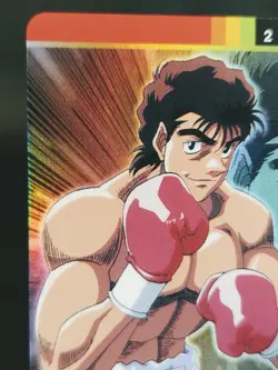 Hajime no Ippo TCG Card Prism Boxing Anime Rare Vintage BANDAI Manga Japanese 60 - Image 2