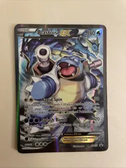 Pokemon TCG Blastoise EX Promo Holo Rare Card XY122 Fullart - Image 1