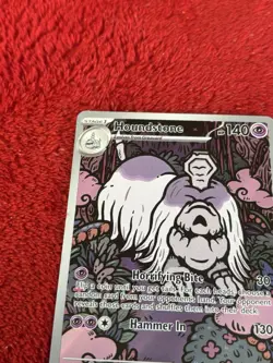 Houndstone 145/132 Me01: Mega Evolution Holo Pokemon Card Near Mint - Image 3