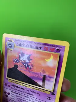 Sabrina’s Haunter 55/132 Gym Challenge Pokemon Card LP+ - Image 4