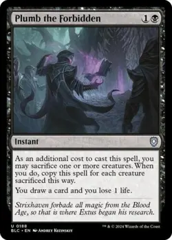 ~ Plumb the Forbidden ~ NM ~ Commander: Bloomburrow ~ MTG ~ - Image 1