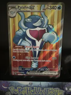 Pokemon Card Palafin Ex 193/167 Ultra Rare Twilight Masquerade Near Mint - Image 1