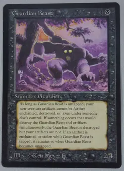 *** GUARDIAN BEAST MTG -- ARABIAN NIGHTS -- VERY NICE NEAR MINT CONDITION! *** - Image 1