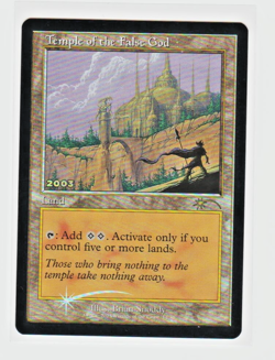 Magic the Gathering ~ 1x Temple of the False God ~ 30th Anniversary Foil ~ M/NM - Image 1