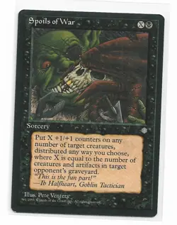 Magic the Gathering ~ MTG ~ 1x Spoils of War ~ ICE AGE ~ M/NM - Image 1