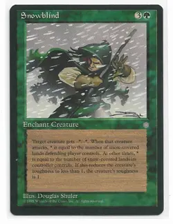 Magic the Gathering ~ MTG ~ 1x Snowblind ~ ICE AGE ~ M/NM - Image 1