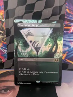 Wastewood Verge (Borderless) MTG Aetherdrift Foil NM - Image 1