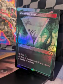 Wastewood Verge (Borderless) MTG Aetherdrift Foil NM - Image 3