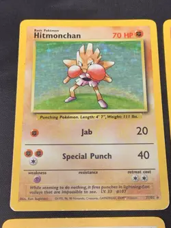 Vintage Pokemon Cards Rare Holo Lot WOTC 1999 MP/HP - Image 2
