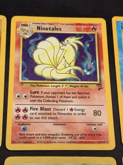 Vintage Pokemon Cards Rare Holo Lot WOTC 1999 MP/HP - Image 3