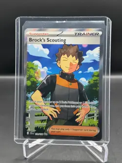 POKEMON JOURNEY TOGETHER! BROCKS SCOUTING! FULL ART! ULTRA RARE! HOLO! - Image 1