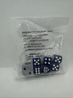 Pokemon Primal Clash Kyogre Dice - Sealed Set of 7 Blue / White Elite Trainer - Image 1