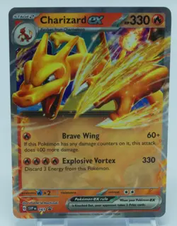 Pokemon Scarlet & Violet Black Star Promos #161 Charizard ex - Image 3