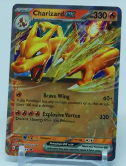 Pokemon Scarlet & Violet Black Star Promos #161 Charizard ex - Image 5