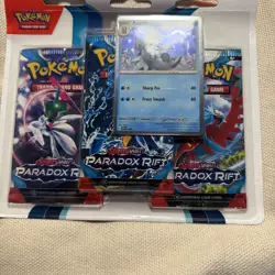 Pokemon TCG: Paradox Rift 3 Pack Blister - Arctibax - Scarlet And Violet - Image 1