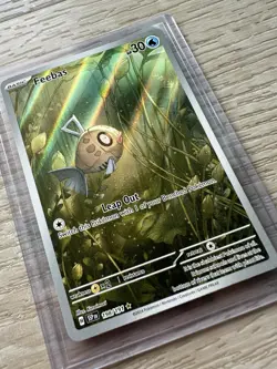 Pokemon SV08 Scarlet & Violet Surging Sparks 198/191 Feebas Illustration Rate NM - Image 2