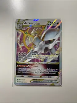 Pokemon 2022 Arceus VSTAR 123/172 Full Art Promo NM - Image 1