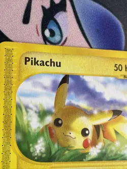 Pikachu 124/165 non-holo Expedition Base Set Pokemon TCG MP - Image 3