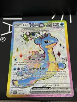 Pokemon - Lapras ex 158/142 - Stellar Crown - Full Art Foil Secret Rare - Image 2