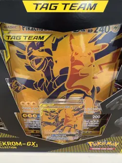 Pokemon TCG Pikachu & Zekrom-GX Tag Team Premium Collection Box - New Sealed - Image 4
