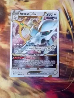 Pokemon TCG Arceus VSTAR Metal Ultra-Premium Collection 123/172 Brilliant Stars - Image 1