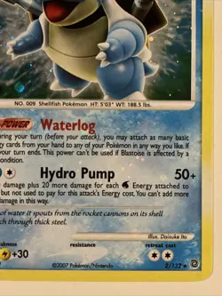 Pokemon TCG Blastoise Secret Wonders 2/132 Holo Holo Rare - Image 3