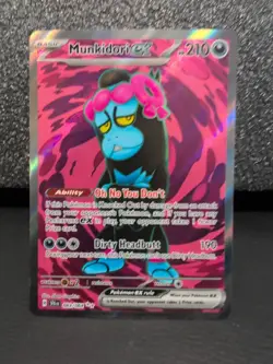 Pokemon Tcg Munkidori EX 083/064 Holo Full Art Shrouded Fables NM - Image 1