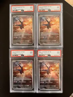 14x Pokemon Latios PSA 9 Illustration Rare | DE 203/191 Sturmische Funken | MINT - Image 4