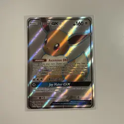 Pokemon Eevee GX SM242 Sun & Moon Promo Ultra Rare Black Star Card MP - Image 1