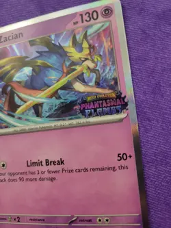 Pokemon Zacian 015 Phantasmal Flames Prerelease Stamped Staff Promo Card Holo - Image 3