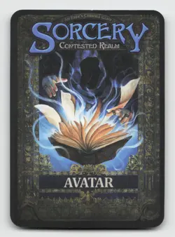 Sorcerer Autographed Erik - Avatar - Sorcery Contested Realm Alpha & Artist Card - Image 2