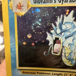 Pokemon TCG Giovanni's Gyarados 5/132 Gym Challenge Holo Rare Card (SWIRL) 🍥 - Image 4