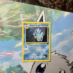 Pokemon TCG Giovanni's Gyarados 5/132 Gym Challenge Holo Rare Card (SWIRL) 🍥 - Image 5