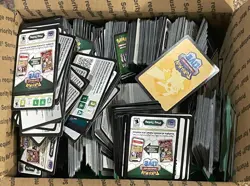 9.2 lbs of UNUSED Pokemon Tcg Live Code Cards Medium Flat Rate Box - Image 1