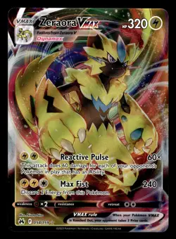 Zeraora VMAX 054/159 Ultra Rare Crown Zenith Pokemon Card - Image 1