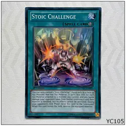 Stoic Challenge - NUMH-EN055 - Super Rare 1st Yugioh Card (B) (YC105) - Image 1