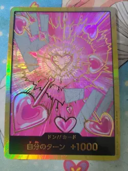 One Piece Boa Hancock Gold DON!! Card Super Parallel | Japanese set of 10 F/S - Image 1