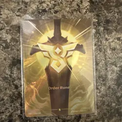 Alt Art Riftbound Order Rune Card Origins 214a/298 English League Of Legends - Image 1