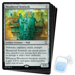 WEATHERED SENTINELS X4 Streets Of New Capenna: Commander Magic MTG MINT CARD - Image 1