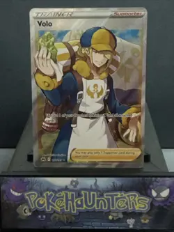 Pokemon Card Volo 151/159 Crown Zenith Ultra Rare Full Art Holo Trainer NM - Image 1