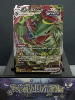 Pokemon Card Rayquaza VMAX 102/159 Crown Zenith Ultra Rare Near Mint - Image 1
