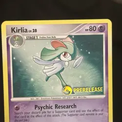 Kirlia 53/132 Prerelease Promo DP Secret Wonders Rare Pokemon Card LP - Image 5