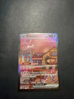 Mew ex 053 Sv: Scarlet & Violet Promo Full Art Holo Pokemon Trading Card - Image 1