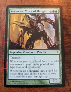 Magic The Gathering - MTG - Vorinclex, Voice of Hunger New Phyrexia x1 - Image 1