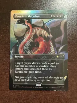 Peer Into The Abyss 2002 FOIL Venom Unleashed Secret Lair NM - Image 1