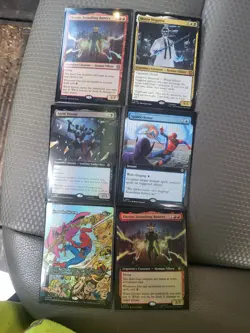 Magic The Gathering Spiderman Lot From 2 Collector Packs all NM pack fresh - Image 1